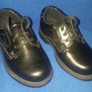 Toddler boys new black dress shoes